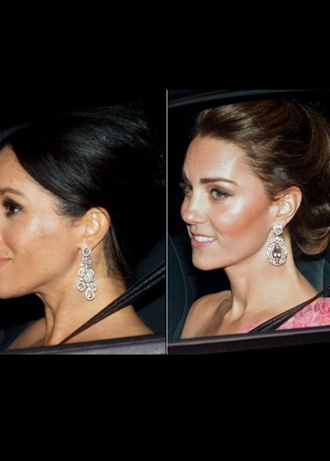 مجوهرات كيت ميدلتون وميغان ماركل 