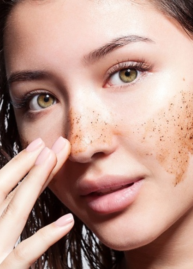  سكراب القهوة لتقشير البشرة