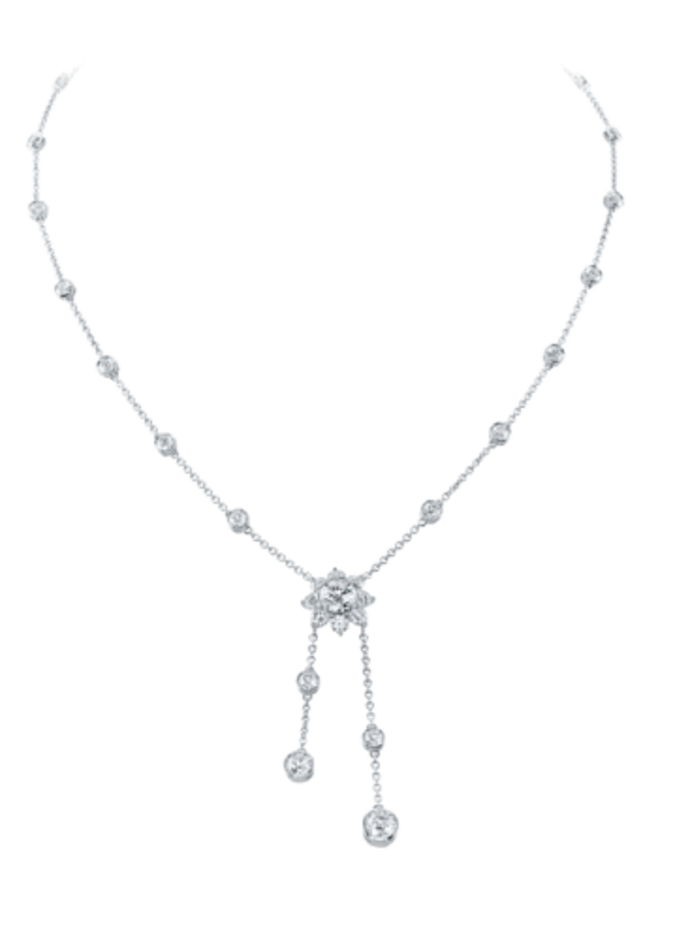 سلاسل الماس ناعمة للعروس الرومانسية من دار Chaumet 