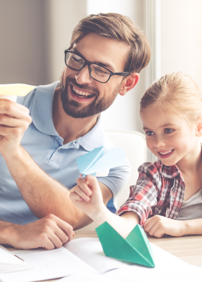 تفاعل الأب مع الأبناء يزيد من معدلات الذكاء لديهم