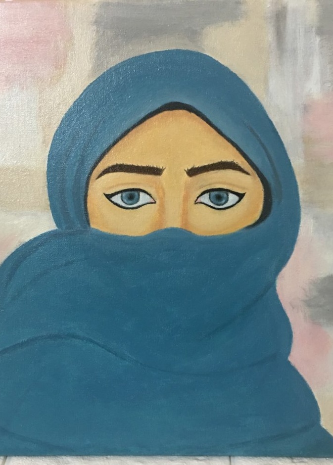  احدى رسومات الرسامة السعودية هنادي الشاعري