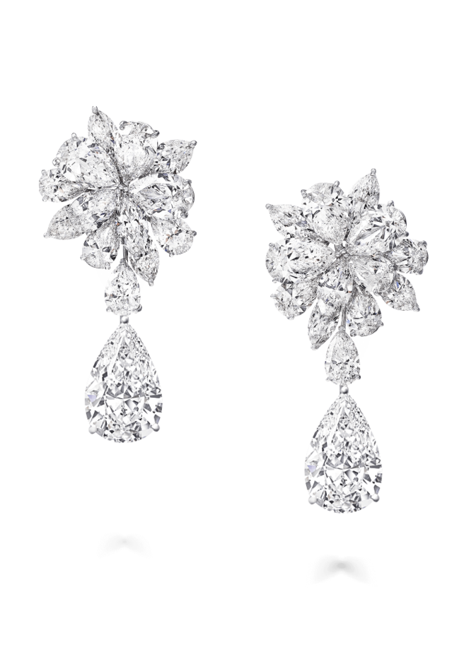 موديلات اقراط ماسية للعروس من دار Chaumet