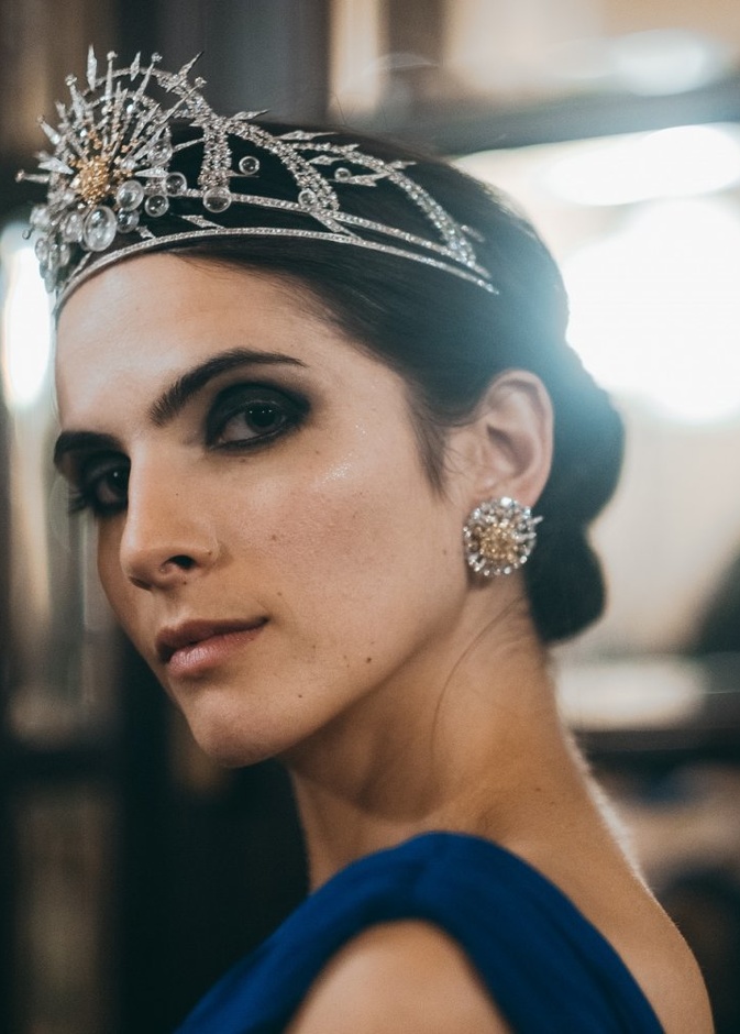 تاج رائع من أحدث مجموعة مجوهرات فاخرة من دار شوميه Les Ciels de Chaumet