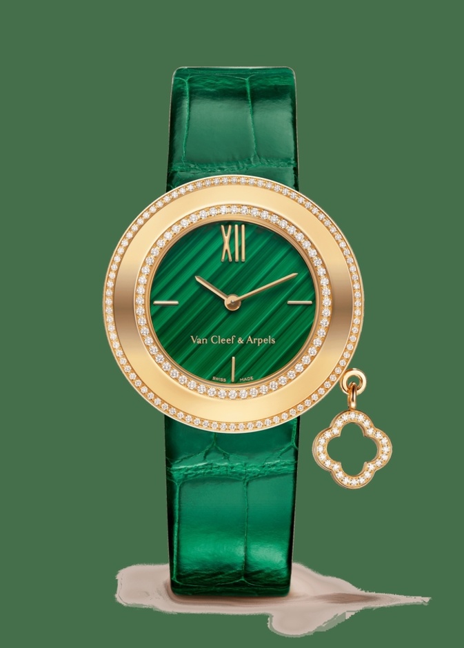 ساعة فخم من الماسات وسير جلدي مصنوع من التمساح من Buccellati 