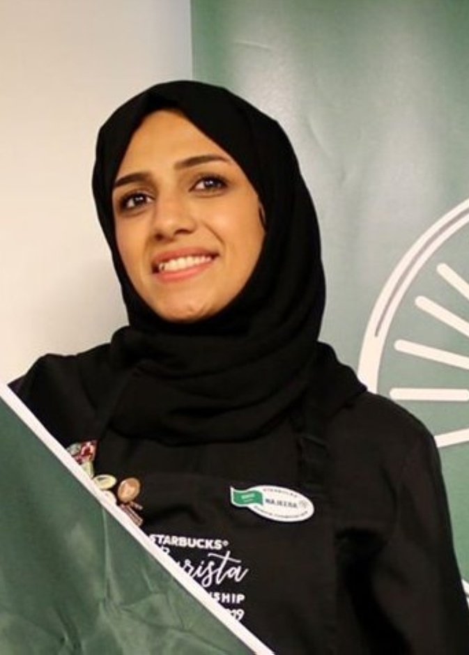 نجيبة المكي أول سعودية تتأهل لبطولة الباريستا