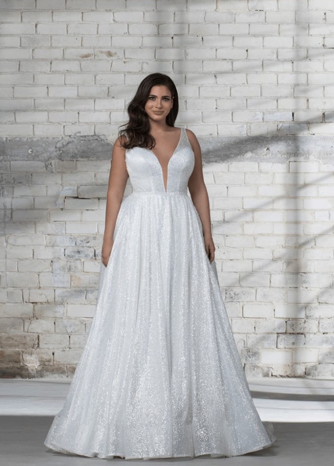 فساتين للعروس السمينه