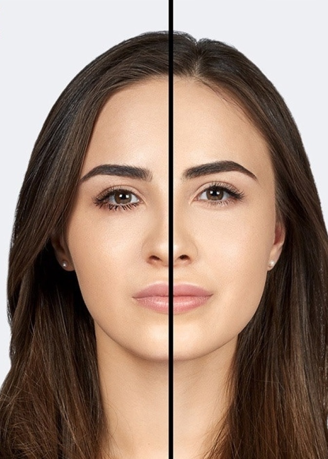 احرصي على عدم تطبيق الظلال على منطقة الغطاء بالكامل