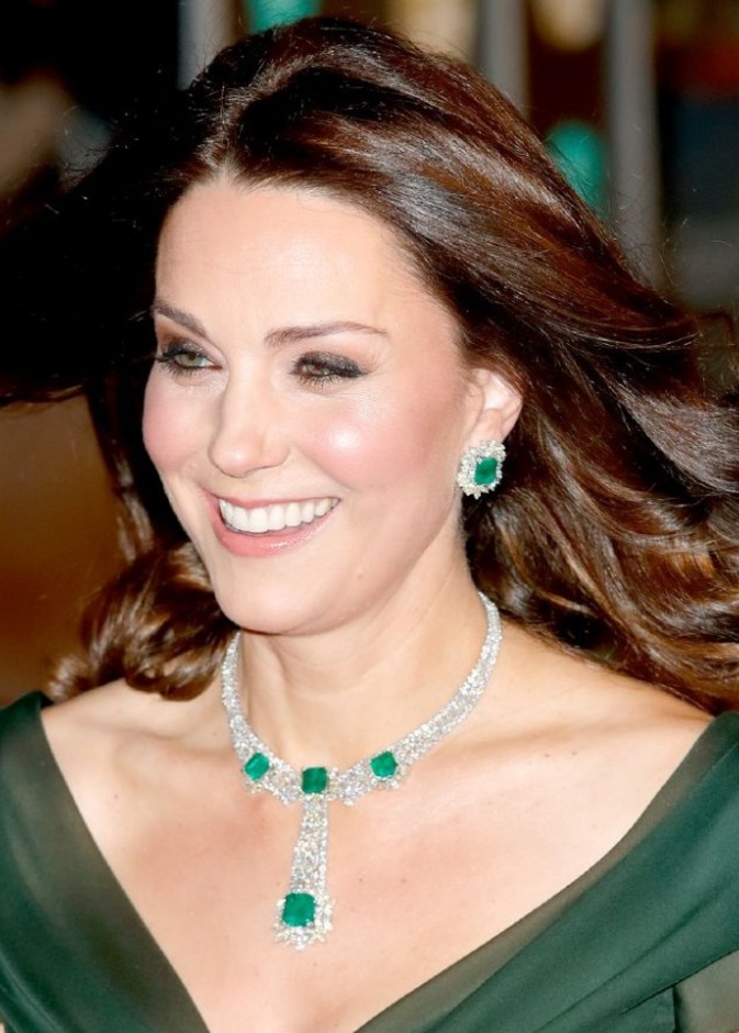 طقم الزمرد للدوقة كيت ميدلتون