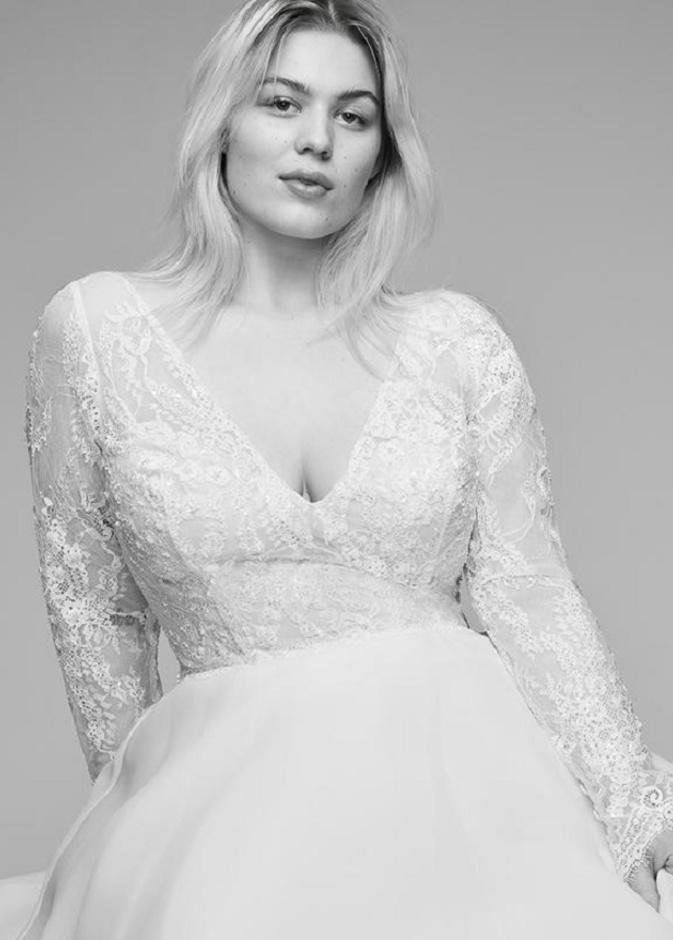 فستان منفوش من pnina tornai