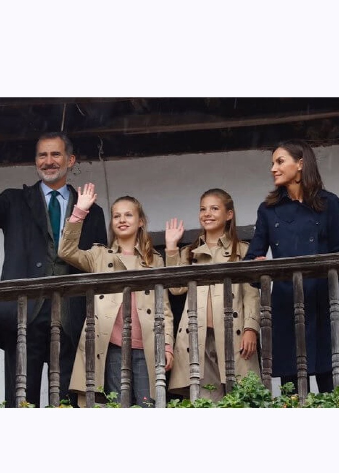 العائلة الإسبانية المالكة تزور كابرالس