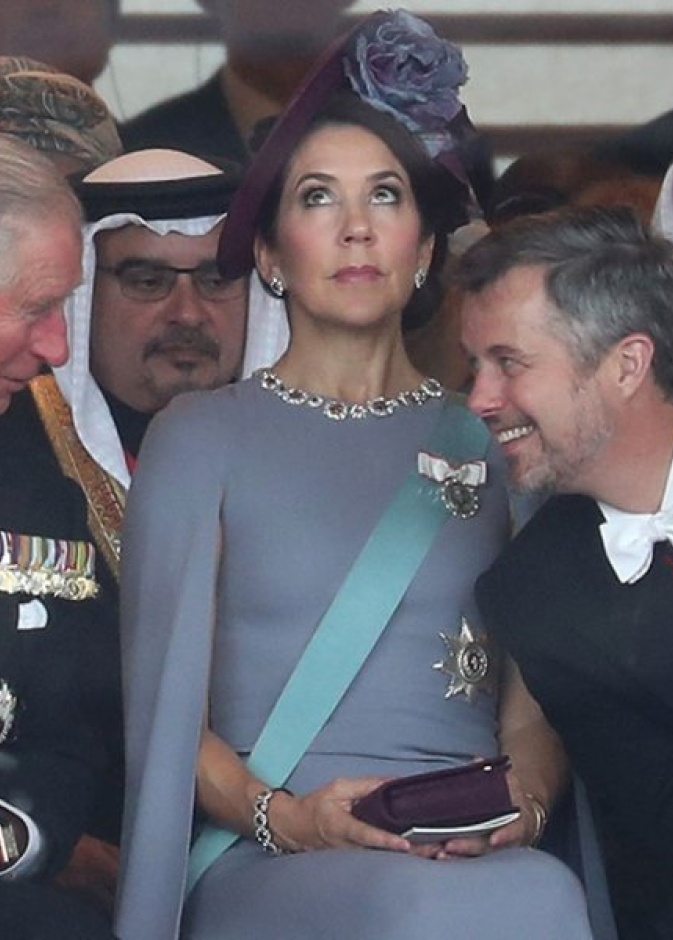 ولي عهد الدنمارك وزوجته الأميرة ماريوالامير تشارلز