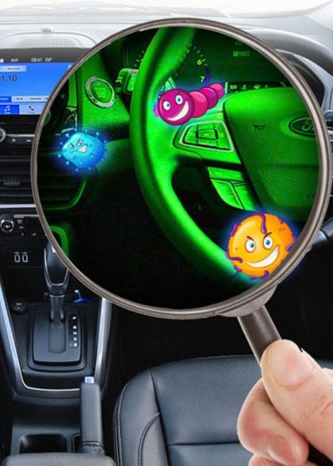 الاتكال على التنظيف المستمر للسيارة يمنع تنامي البكتريا الخطرة في السيارة بحجم المكورات الذهبية