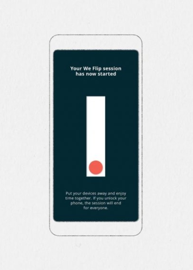 تطبيق We Flip للتخلص من ادمان الهاتف الذكي