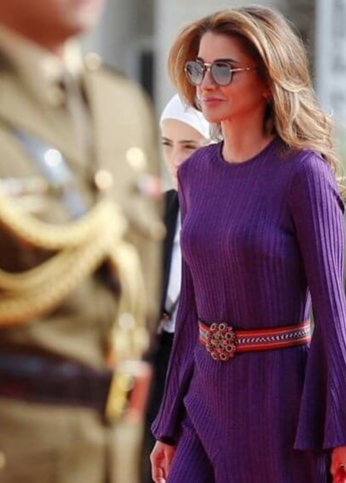 الملكة رانيا في جلسة افتتاح البرلمان الأردني