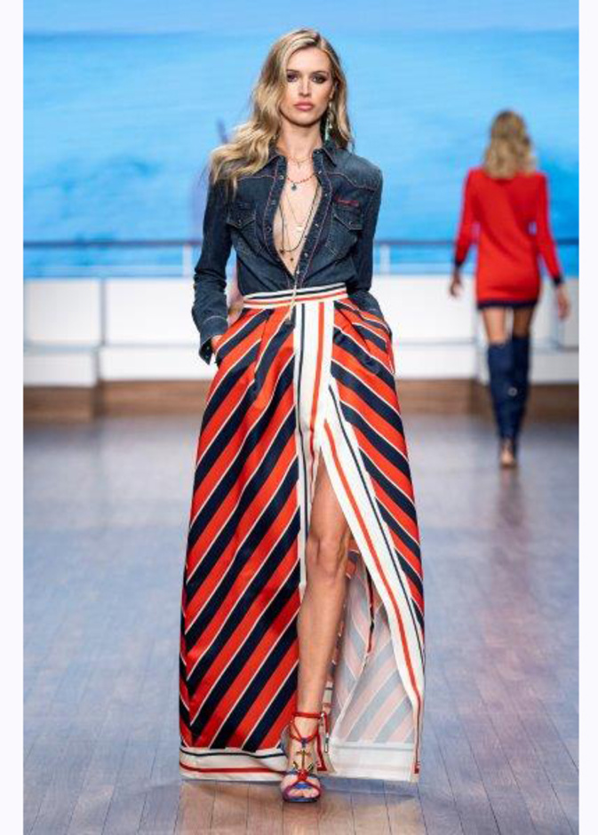 Elisabetta Franchi تأخذنا في رحلة بحرية في عرض أزياء ربيع - صيف 2020