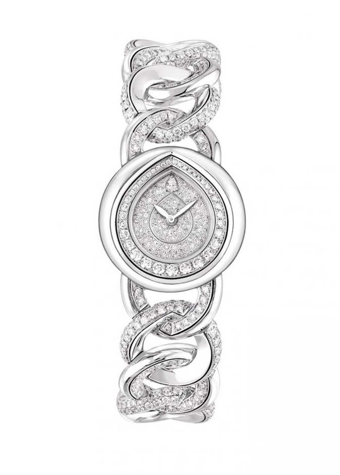 اجمل ساعات الذهب الابيض للعروس من دار بلغاري Bvlgari