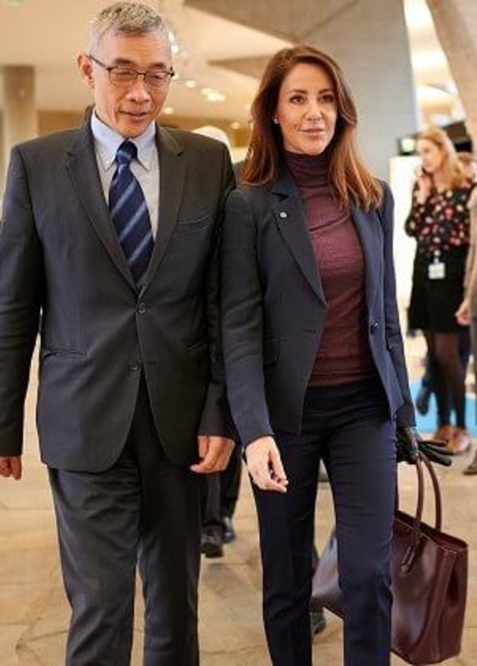 الأميرة ماريا في المؤتمر العام الأربعون لليونسكو