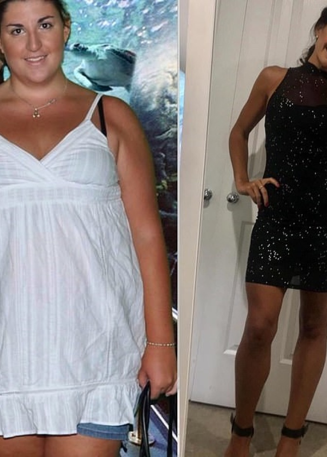 استطاعت العروس كيلي بفضل الحمية الصحية و التمارين الرياضية التخلص من الوزن الزائد