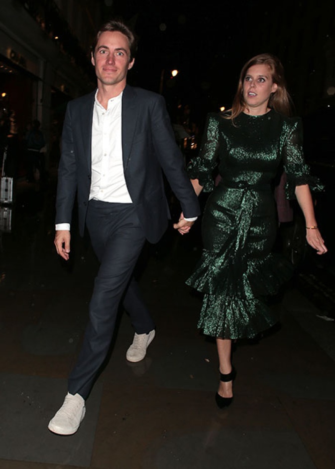 الأميرة بيانريس ووالدها الأمير أندرو