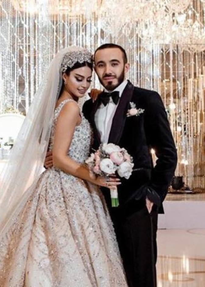 اتسمت اجواء حفل الزفاف بالفخامة