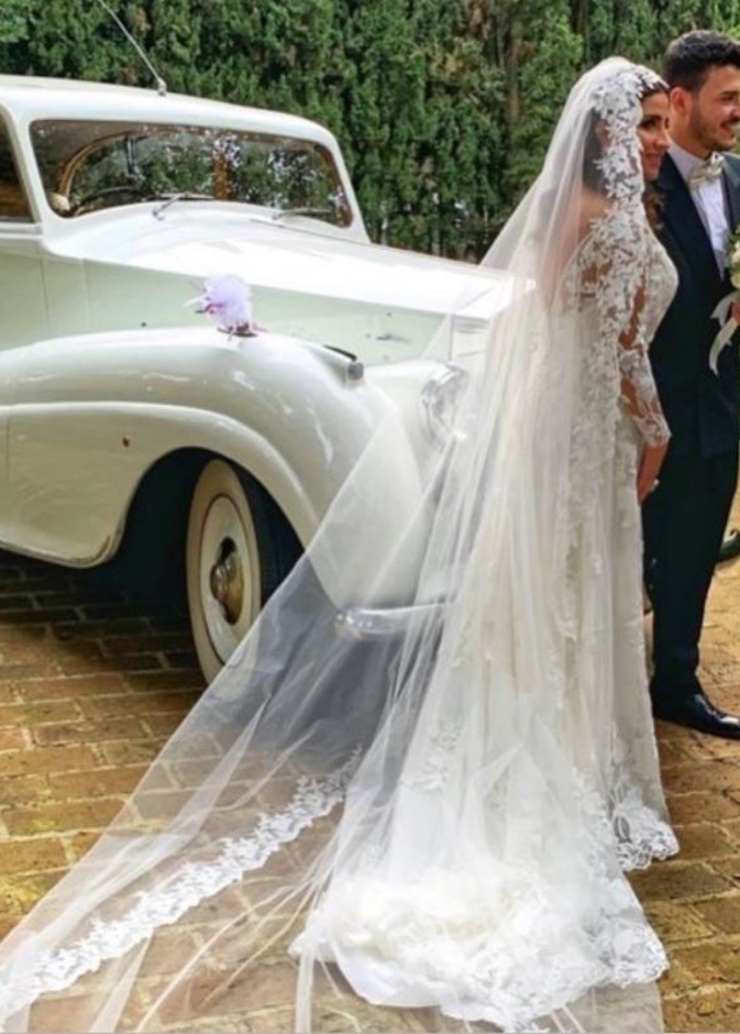 احتفلت شهد الحوال بزفاف فخم في روما بحضور العائلتين