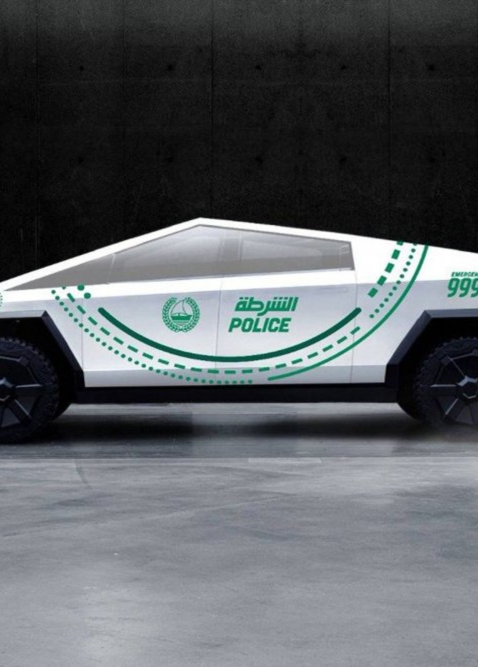 شرطة دبي قد تضم شاحنة تسلا الجديدة إلى أسطولها