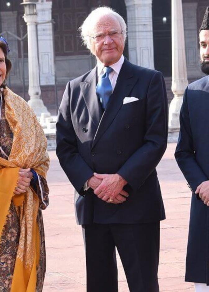 الرئيس الهندي يستقبل ملك السويد بمراسم رسمية