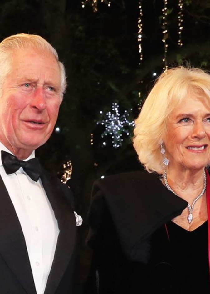  الأمير تشارلز وكاميلا دوقة كورنوال في العرض الأول لفيلم 1917