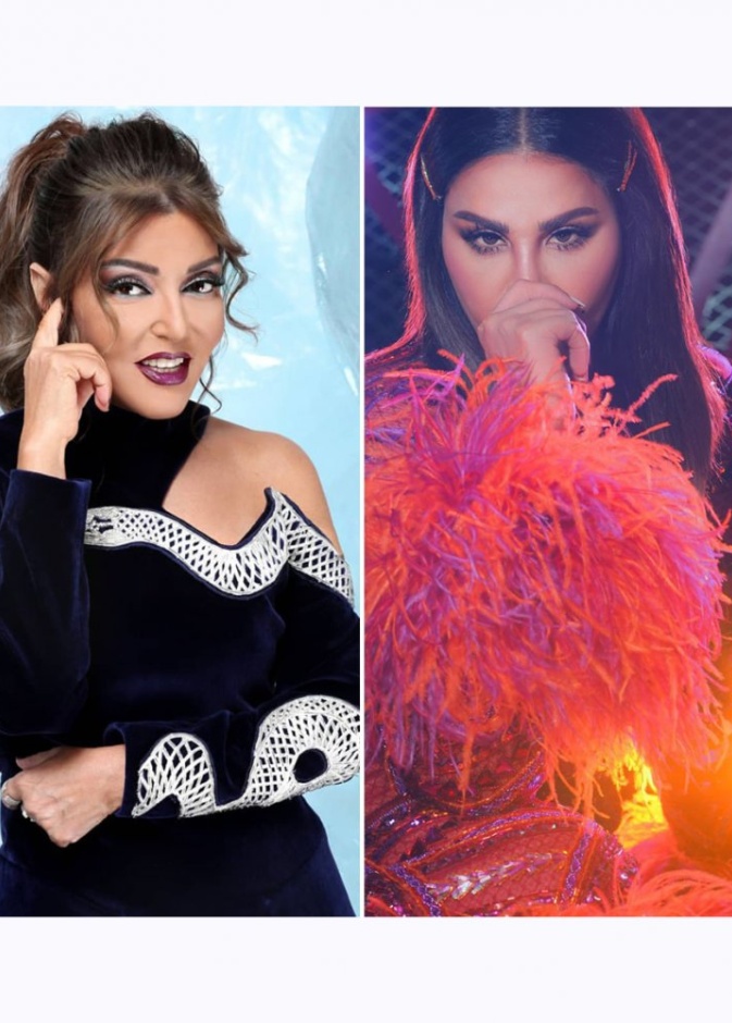 احلام وسميرة سعيد في برنامج ذا فويس