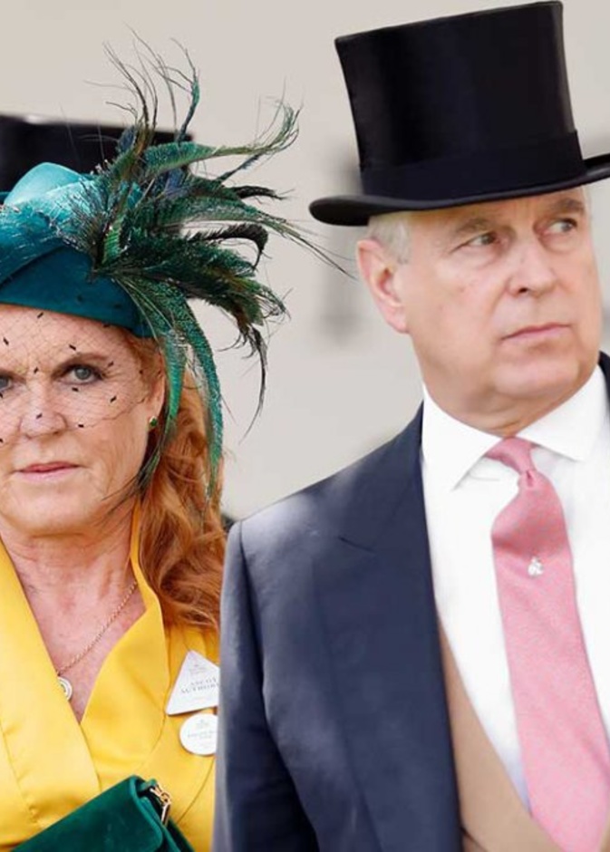 دوقة يورك في حفل زفافها على الأمير أندرو