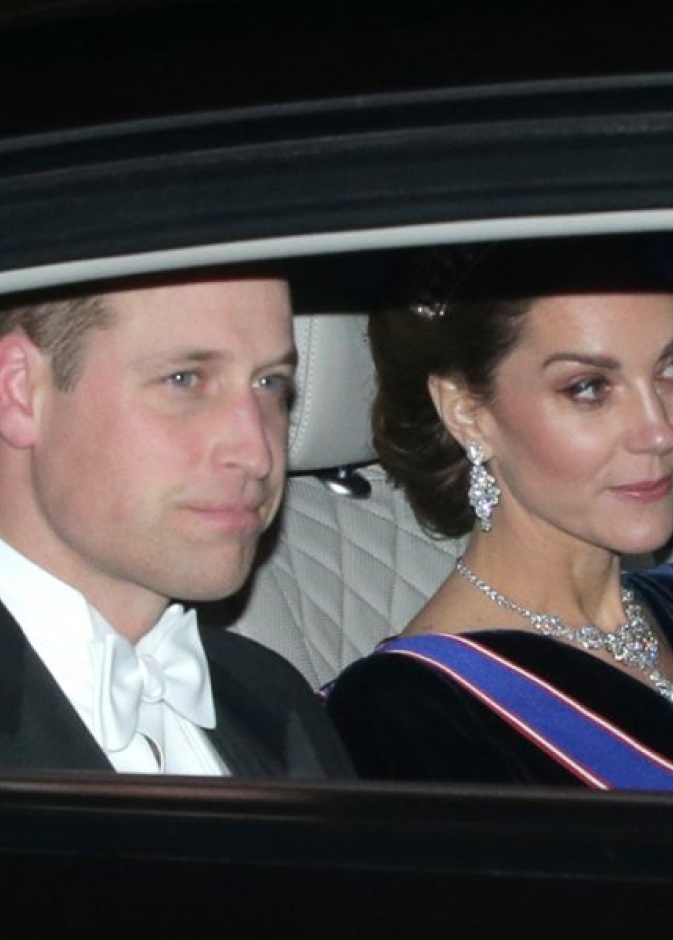 الأمير وليام وزوجته كيت ميدلتون اصطحابا ماري بيري في جولة على أماكن خيرية