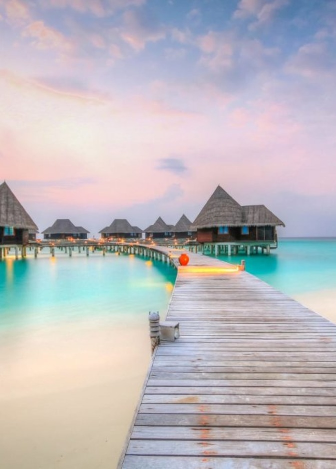 متعة الاستجمام في المالديف