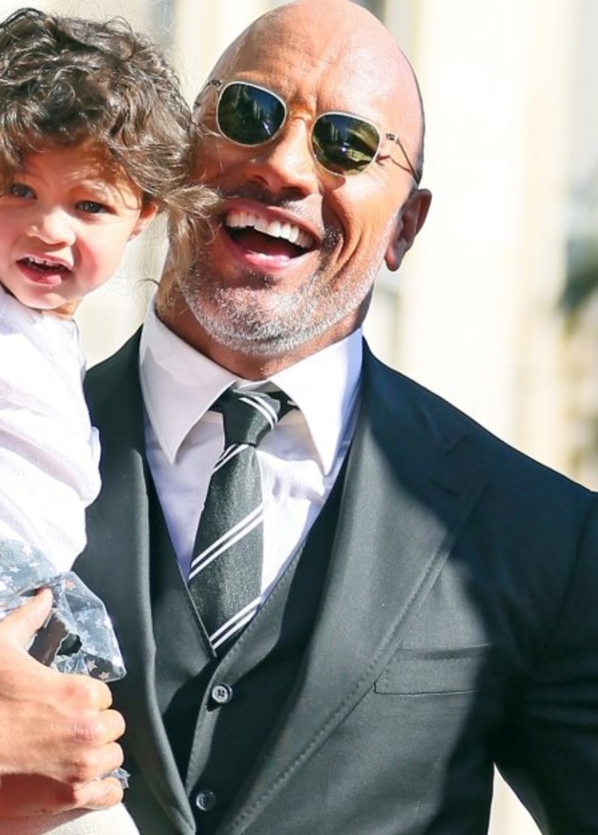 ذا روك وابنته  