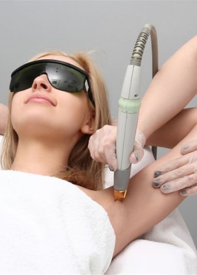 تأثير الليزر على الحامل 