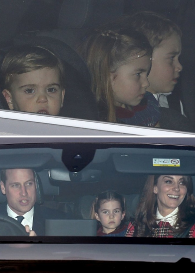 العائلة المالكة البريطانية في حفل غداء الملكة