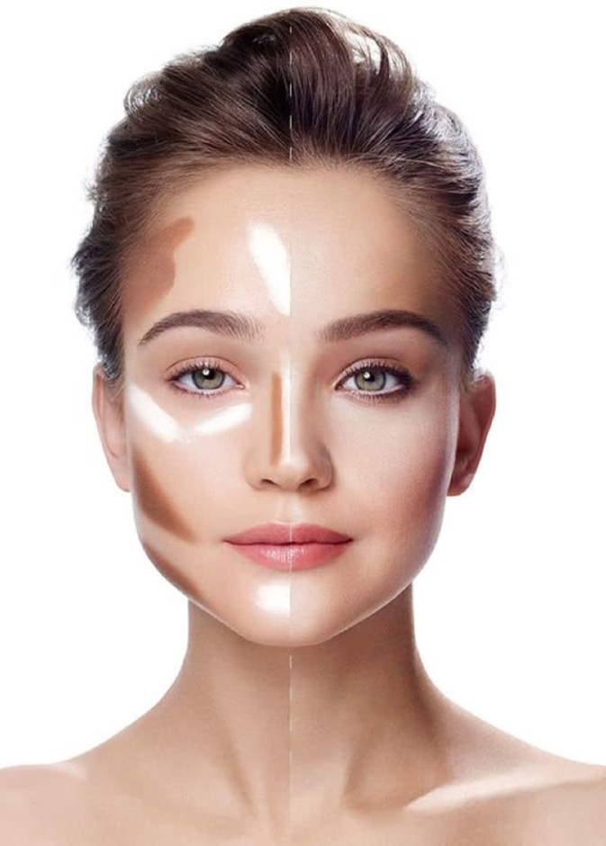 كونتور للوجه النحيف