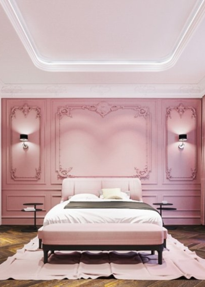  الزهري الباستيل يضيف لمسة مودرن على ديكورات غرفة النوم