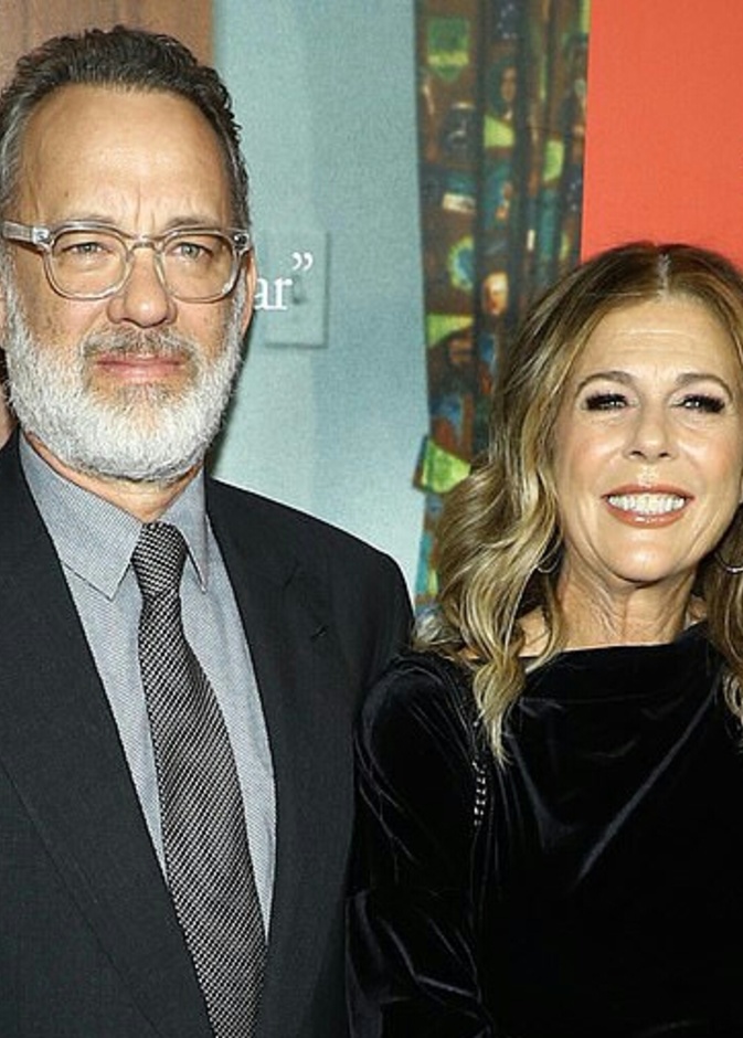 توم هانكس و زوجته 