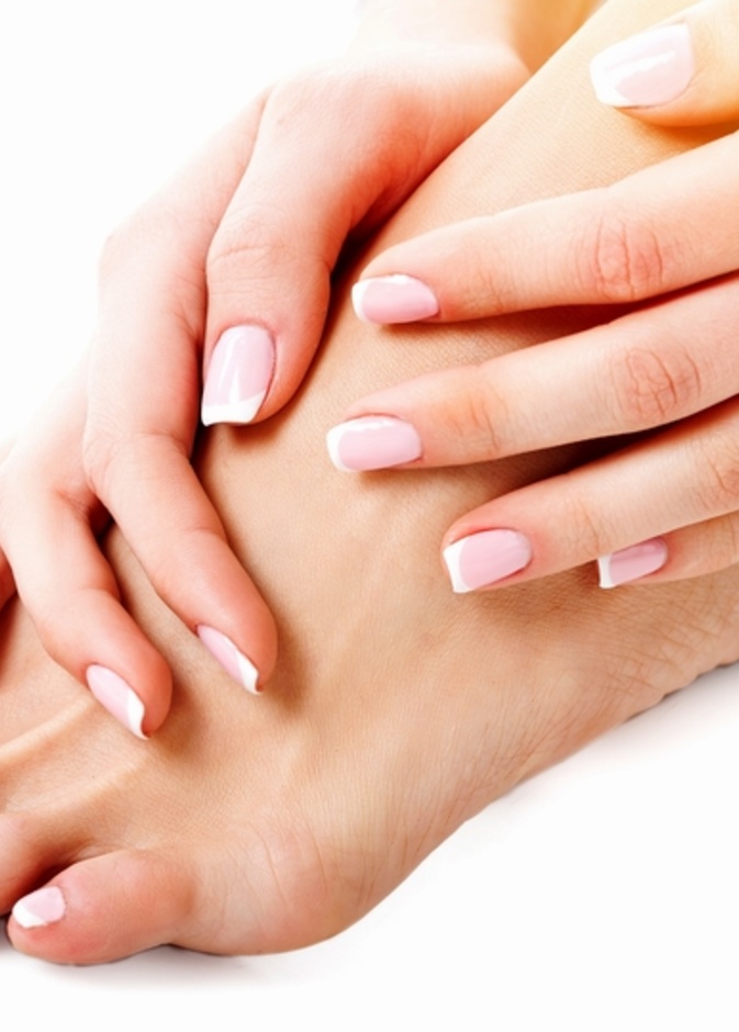 طحين الحمص للقدمين