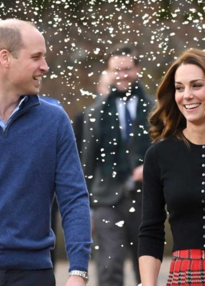 الأمير وليام وزوجته كيت ميدلتون