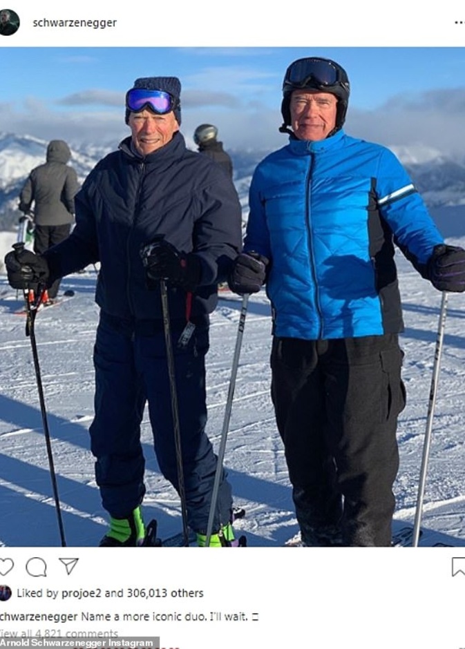 أرنولد شوارزينجر و كلينت ايستوود 