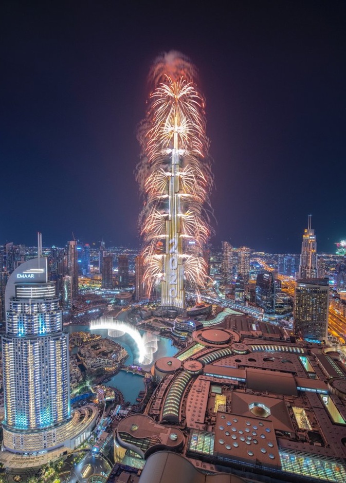 هكذا احتفلت دبي بقدوم العام الجديد 2020