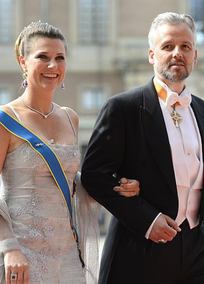 الأميرة مارثا لويز وزوجها السابق