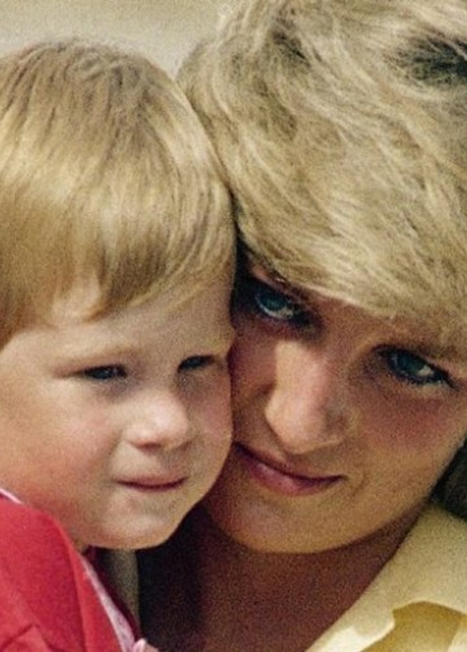 الأميران وليام وهاري كانا بجوار الأميرة ديانا أثناء الحوار