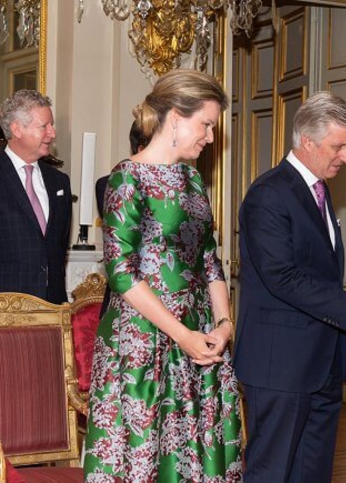  احتفالا ببداية العام الجديد، أستضاف الملك فيليب (King Philippe) ملك بلجيكا وزوجته الملكة ماتيلد