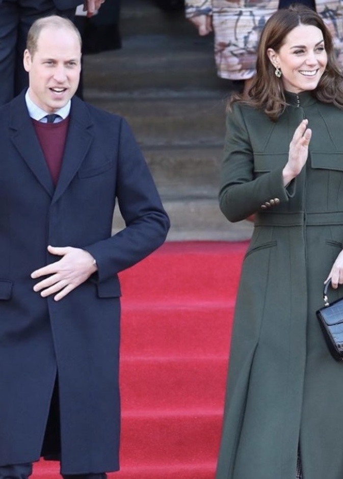 الأمير ويليام وزوجته كيت ميدلتون في برادفورد