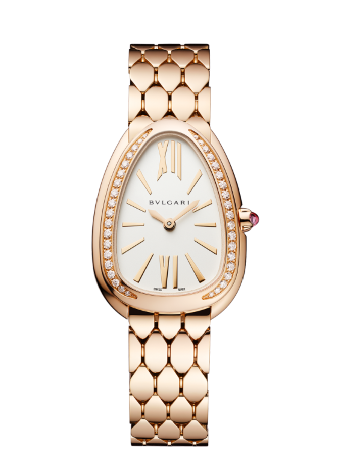 ساعات ذهب وردية