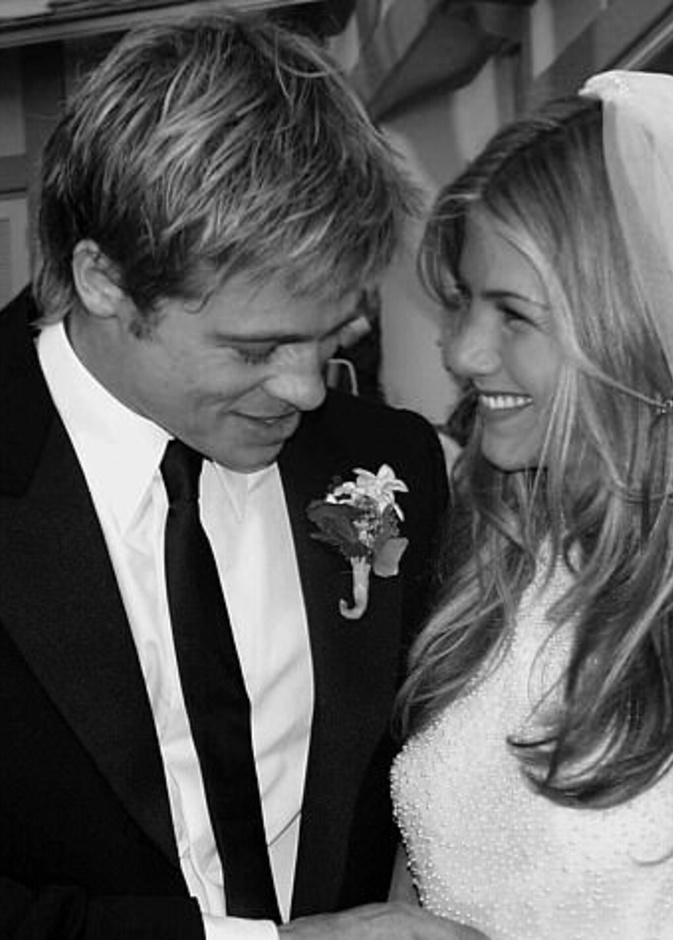 براد بيت و جينيفر أنيستون 