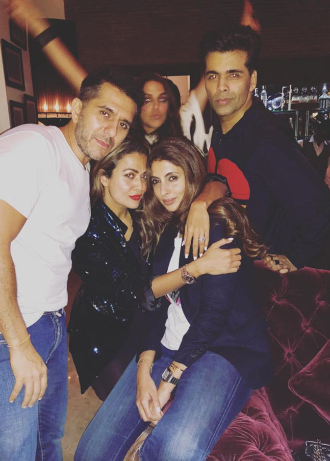 كارينا كابور وسيف علي خان في عيد ميلاد أمريتا أرورا