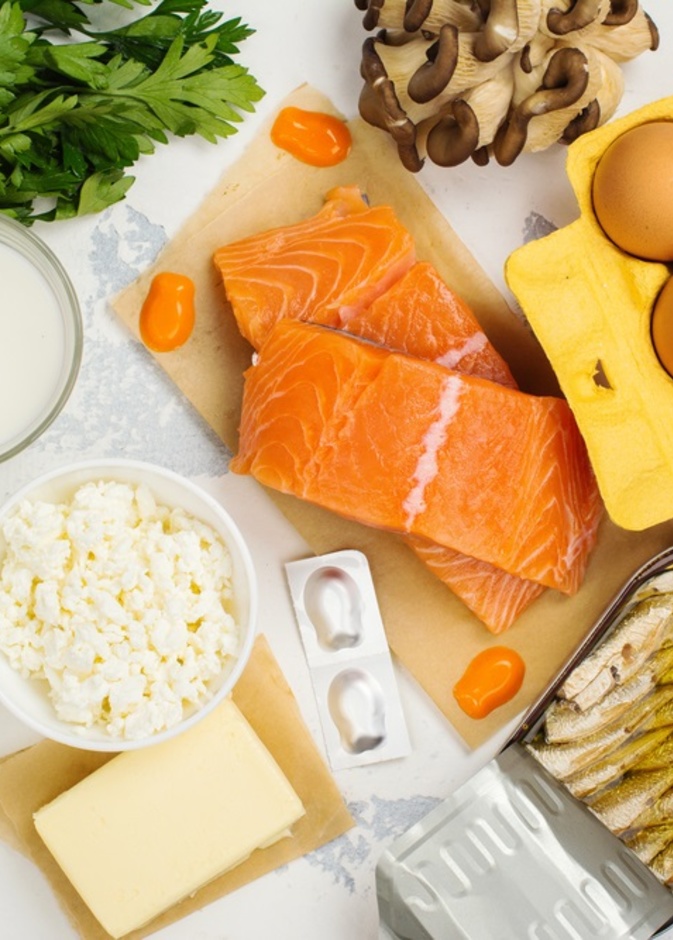 الاغذية الغنية بفيتامين د للكبار